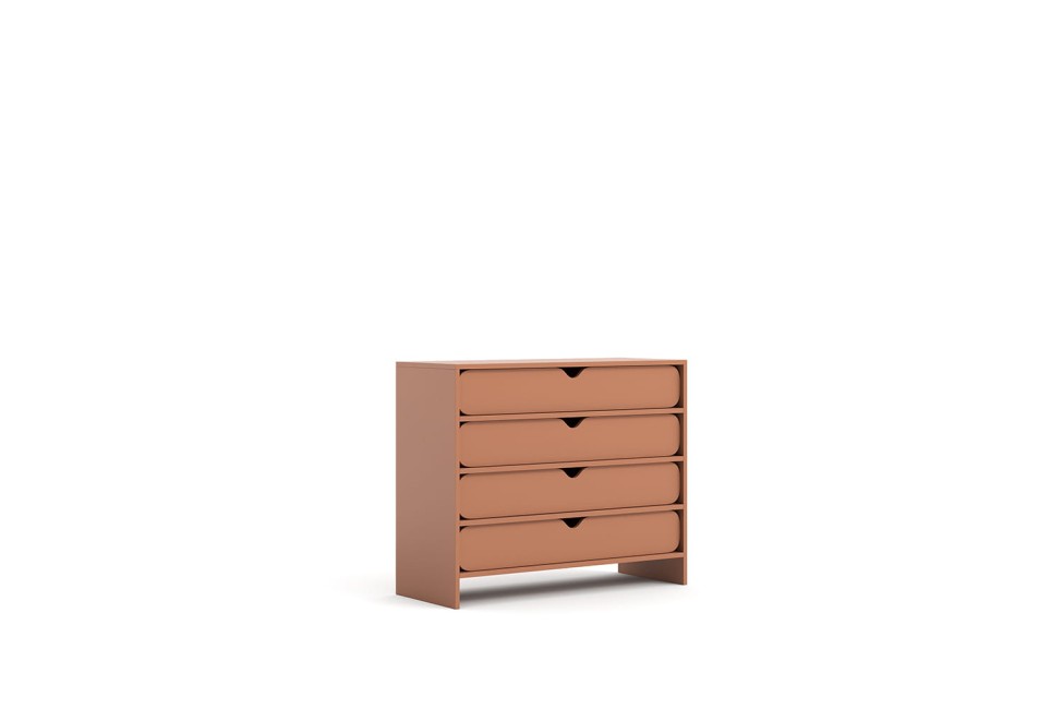 Niko komoda z szufladami Cegła