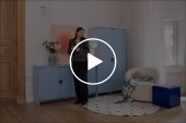 Niko szafa dwudrzwiowa Baby Blue