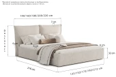 Łóżko Pillow