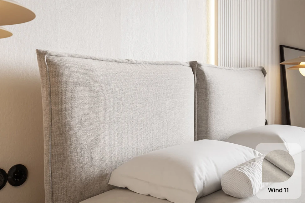 Łóżko Kontynentalne Pillow