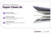 Materac nawierzchniowy topper Classic Air