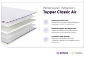 Materac nawierzchniowy topper Classic Air