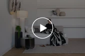 Łóżko Bao 90x200, tkanina LOOP 07, stelaż metalowy, strona prawa, otwierany bocznie
