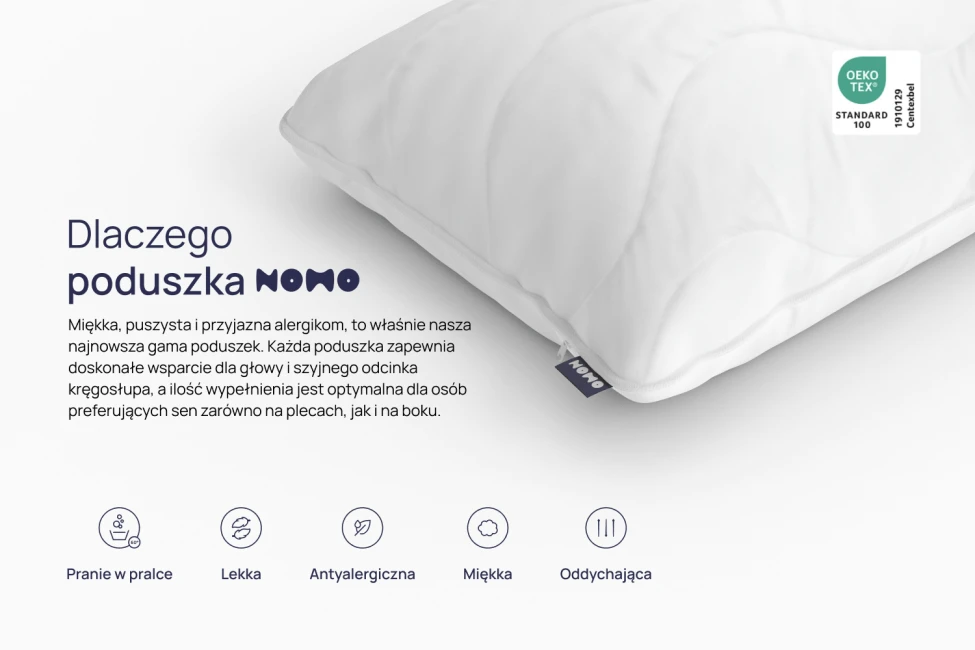Poduszka NOMO Classic 40x40