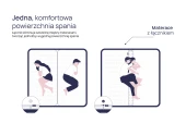 Łącznik do materacy