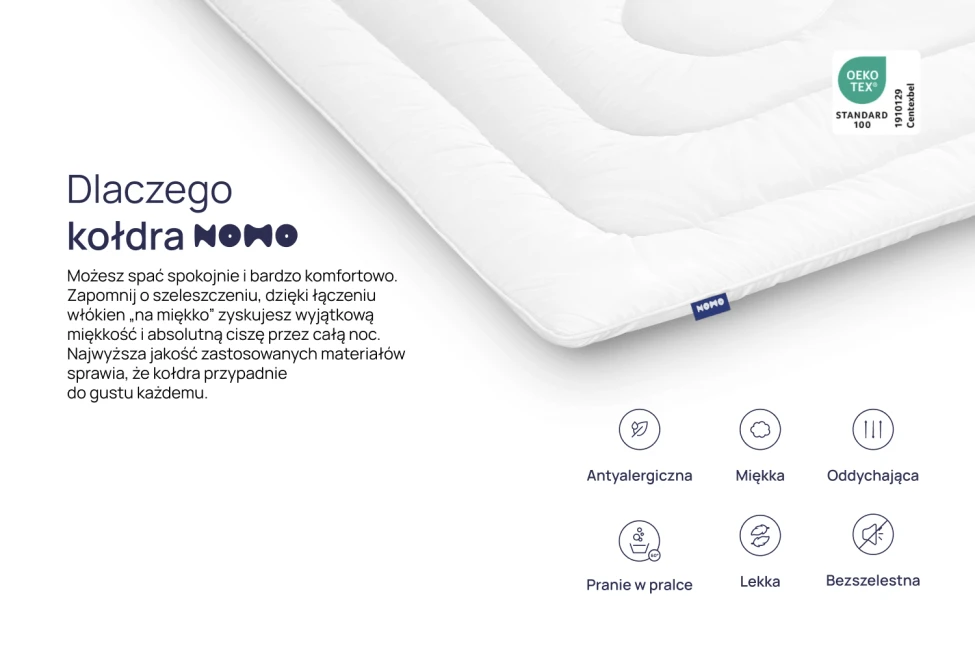 Kołdra Letnia NOMO 180x200