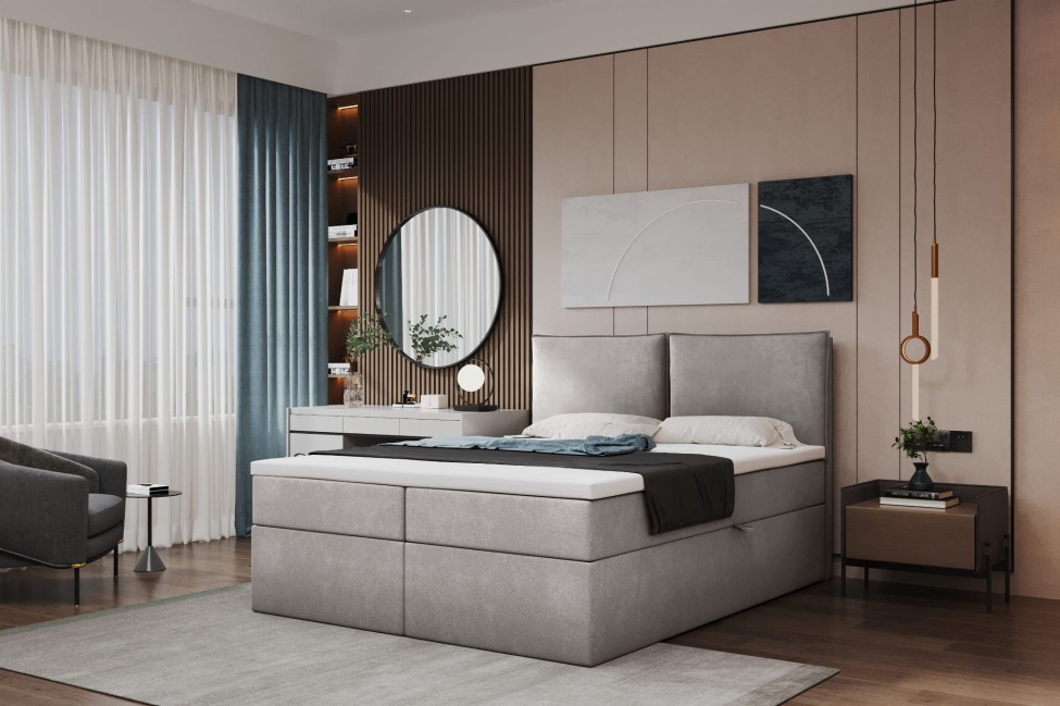 Łóżko kontynentalne Donato