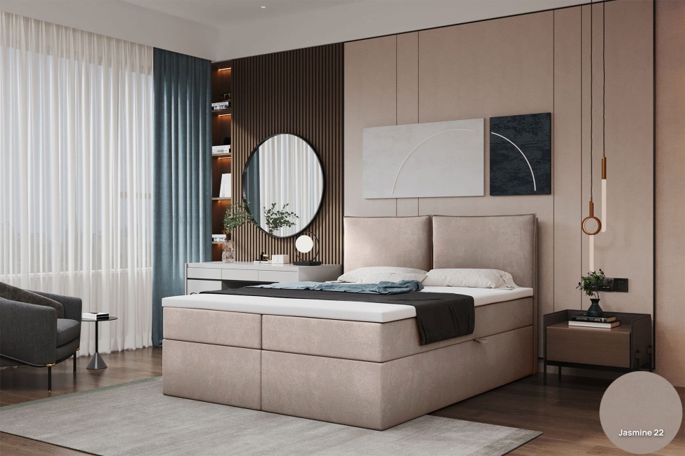 Łóżko kontynentalne Donato