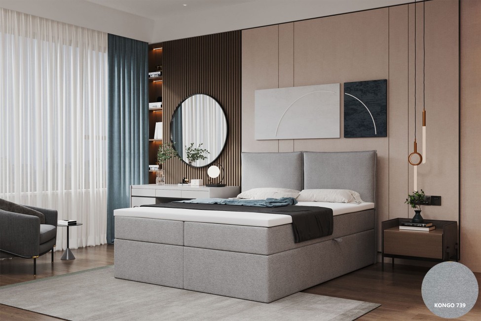 Łóżko kontynentalne Donato