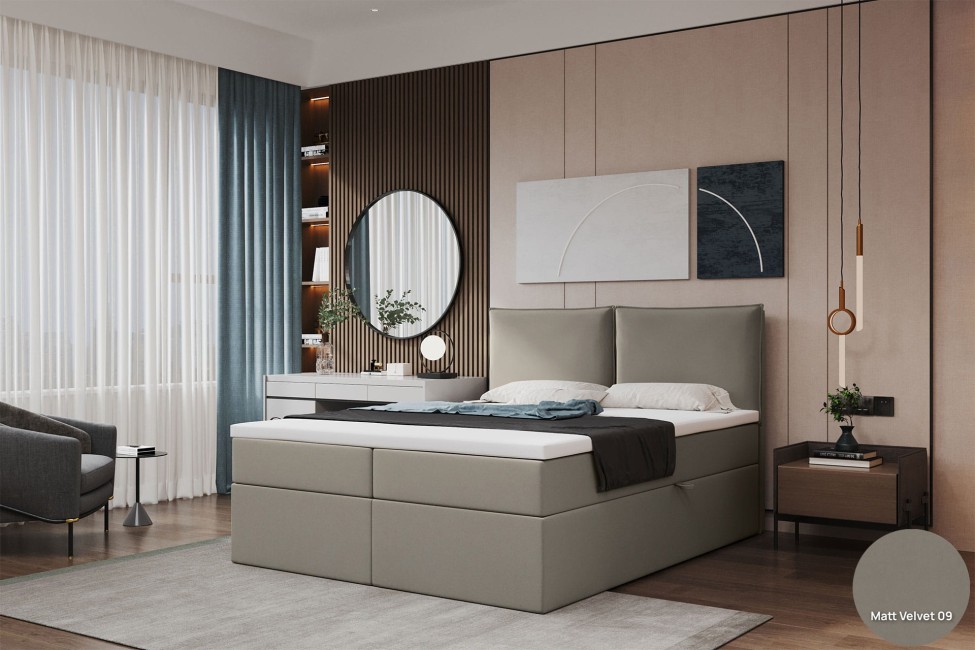 Łóżko kontynentalne Donato