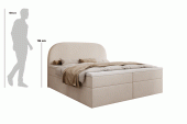 Łóżko kontynentalne Zen