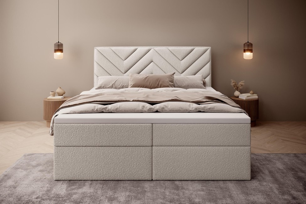 Łóżko kontynentalne Chevron