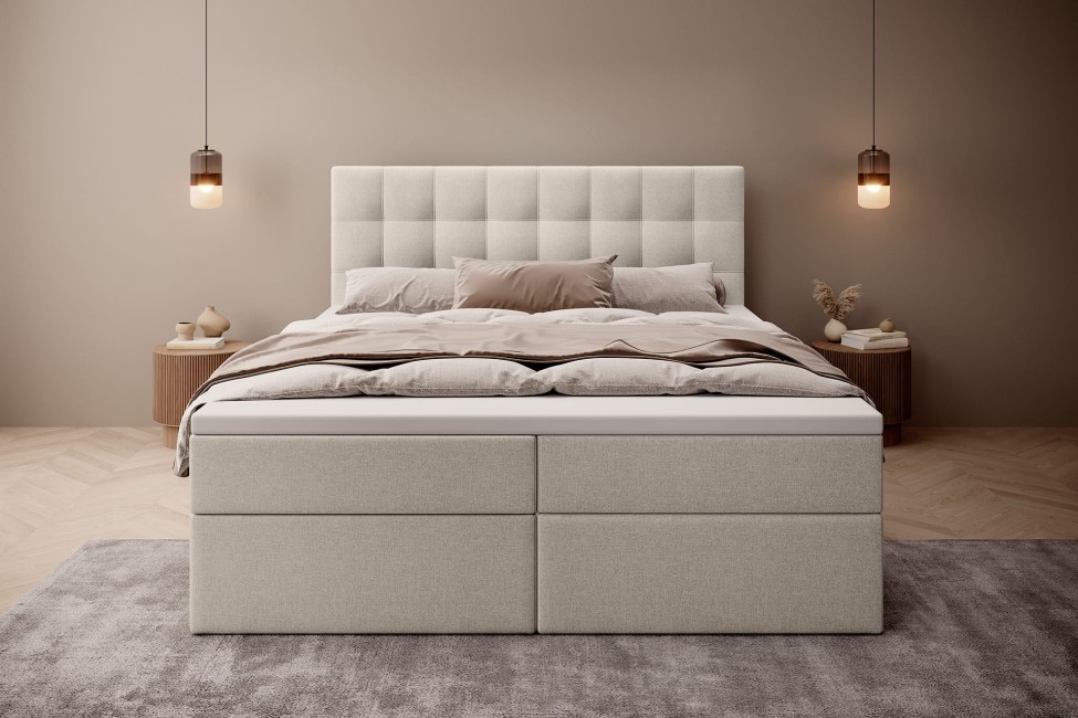 Łóżko kontynentalne Cube