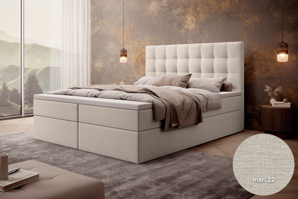 Łóżko kontynentalne Cube