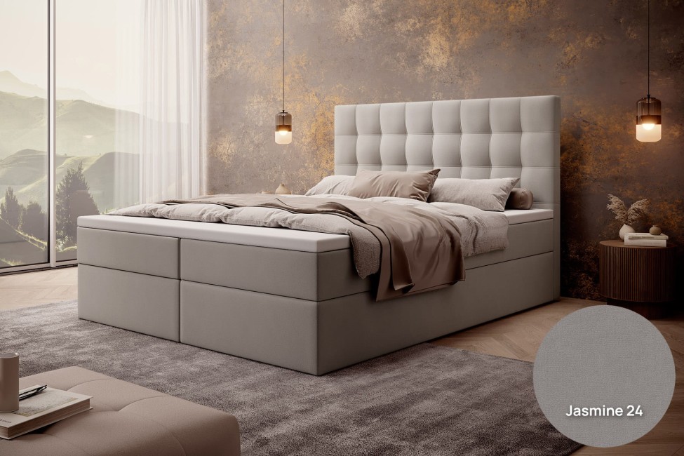 Łóżko kontynentalne Cube