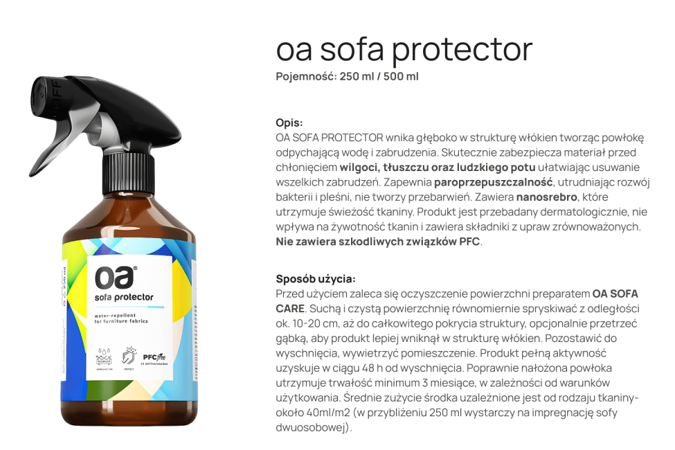 OA Sofa Protector 250ml