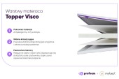 Materac nawierzchniowy topper Visco