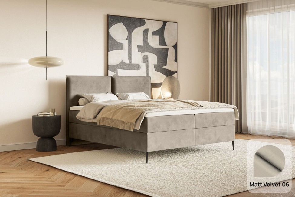 Łóżko kontynentalne Dazio