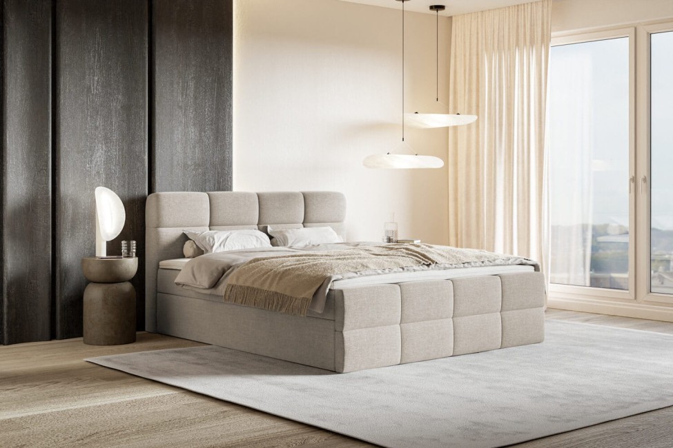 Łóżko kontynentalne Auro