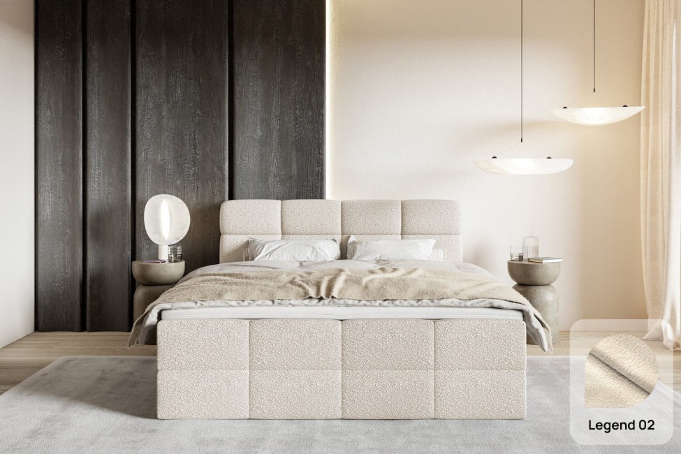 Łóżko kontynentalne Auro