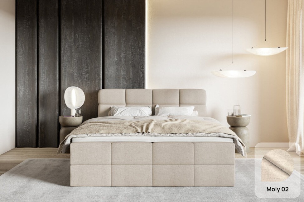 Łóżko kontynentalne Auro