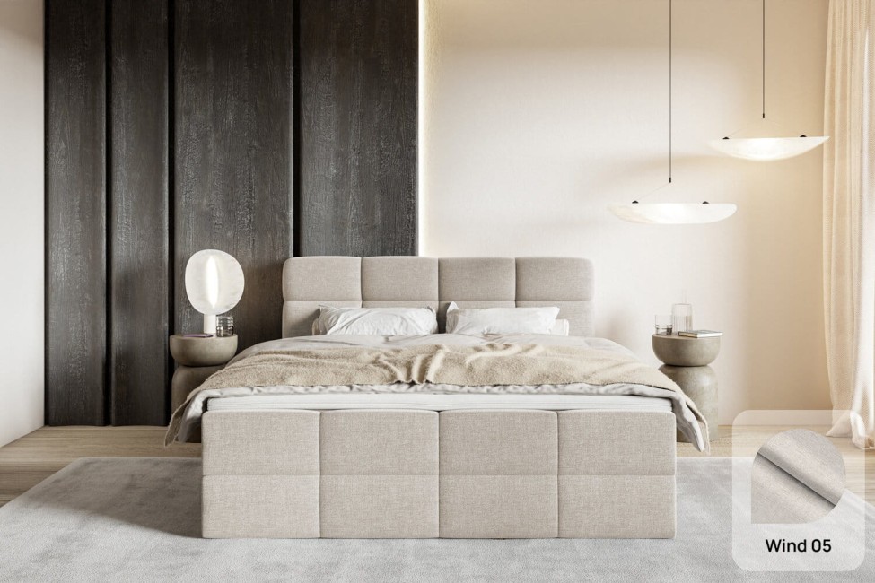 Łóżko kontynentalne Auro