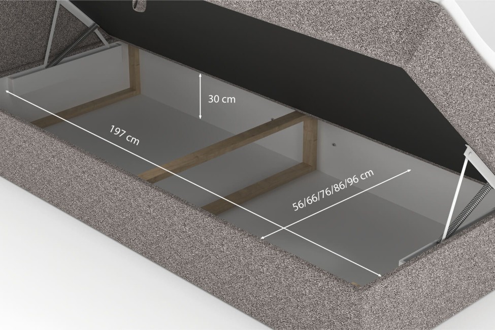 Łóżko kontynentalne Mono Conti