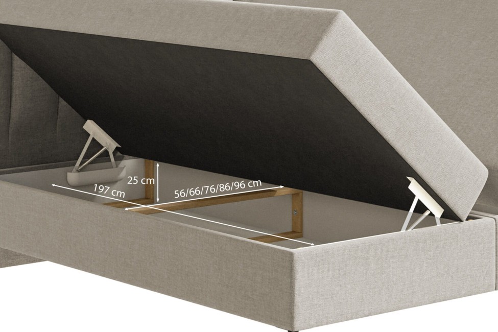 Łóżko kontynentalne Allesio