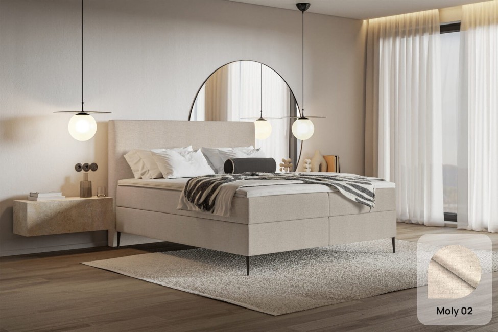 Łóżko kontynentalne Lea