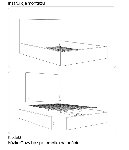 Instrukcja montażu łóżka MyBed
